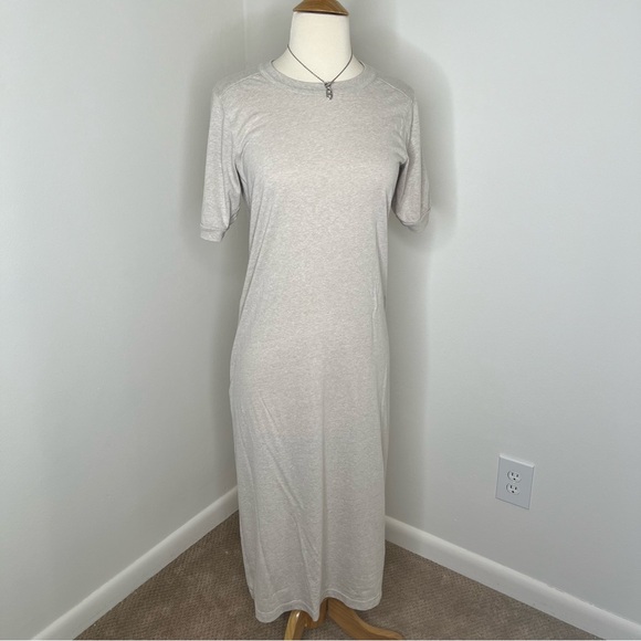 Madewell Mini Tee dress Light Beige midi length. Short sleeve Size XS - Picture 5 of 10